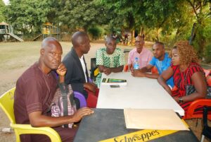 EU ABUJA CHAPTER EXCO MEMBERS AT A MEETING